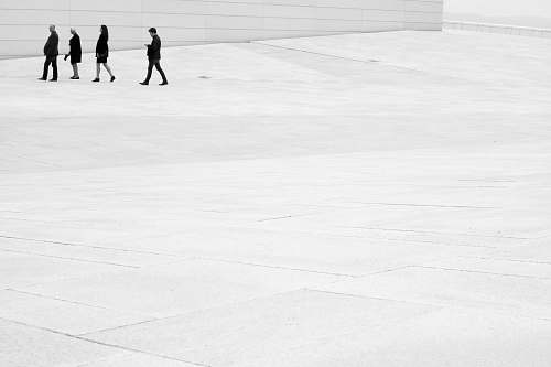 astrup fearnley museum of modern art four people walking near wall oslo
